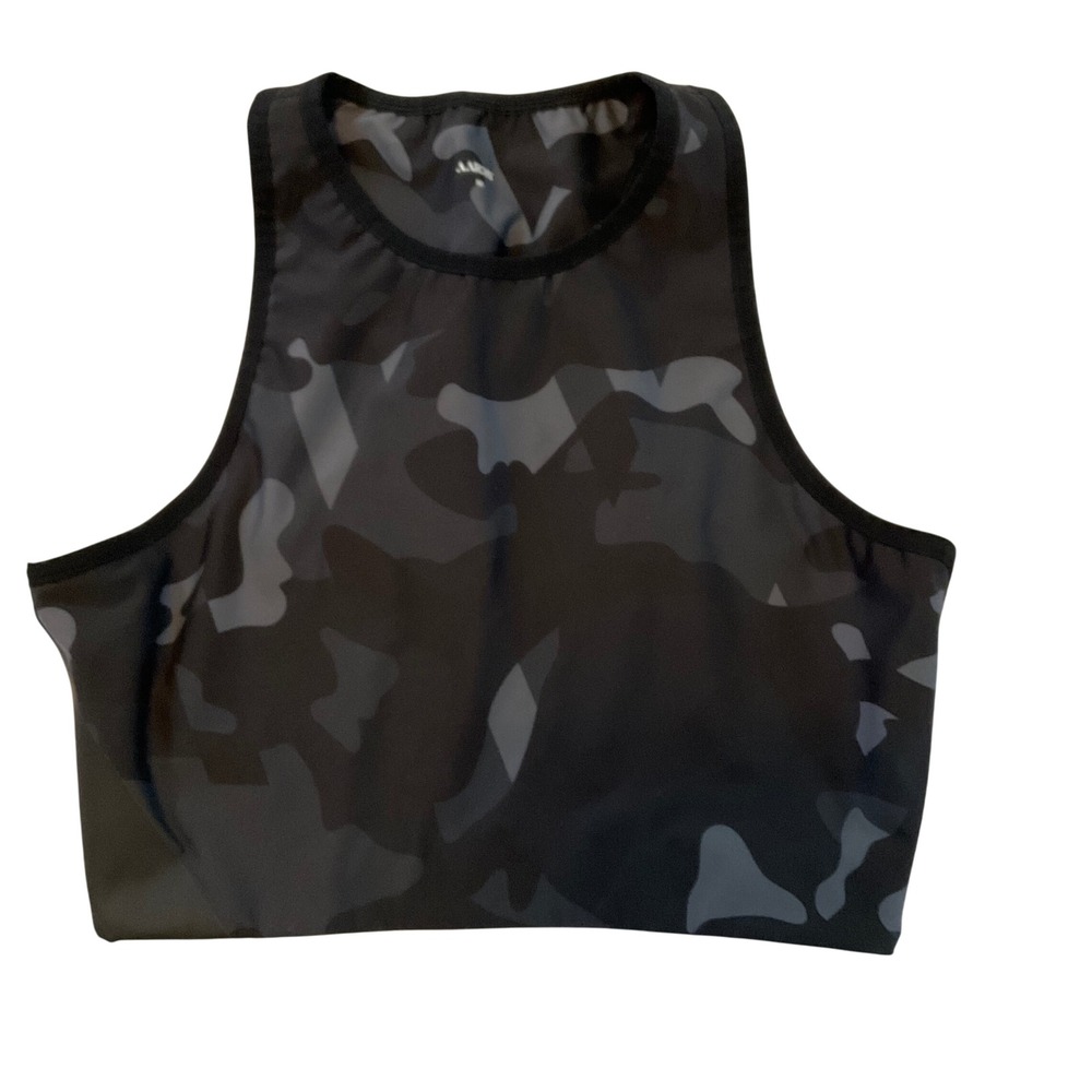 Aarmy Camouflage Crop Tank Top Women's Size M Athletic‎ Workout Gym Sportswear